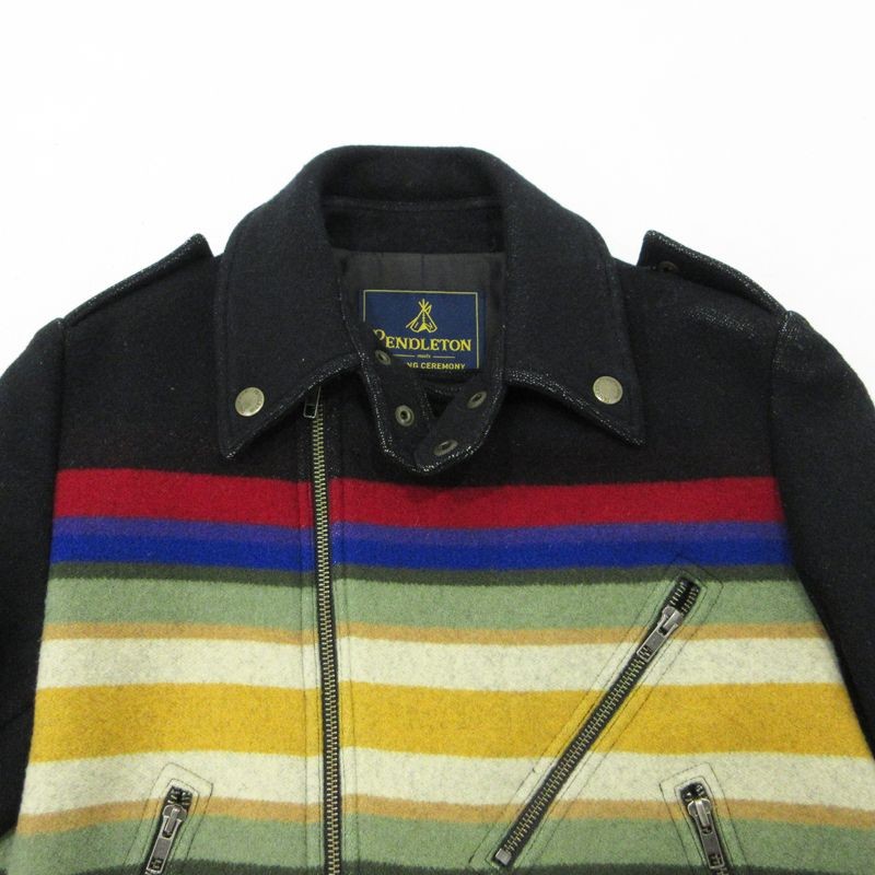 Pendleton x Opening Ceremony Black Jacket S9 Used - image 3
