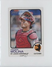 2022 Topps Heritage Oversized Base 1973 Topps /1000 Yadier Molina #OB-YM 4aw