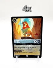 4X Simba Uncommon Disney Lorcana TCG Shimmering Skies 192