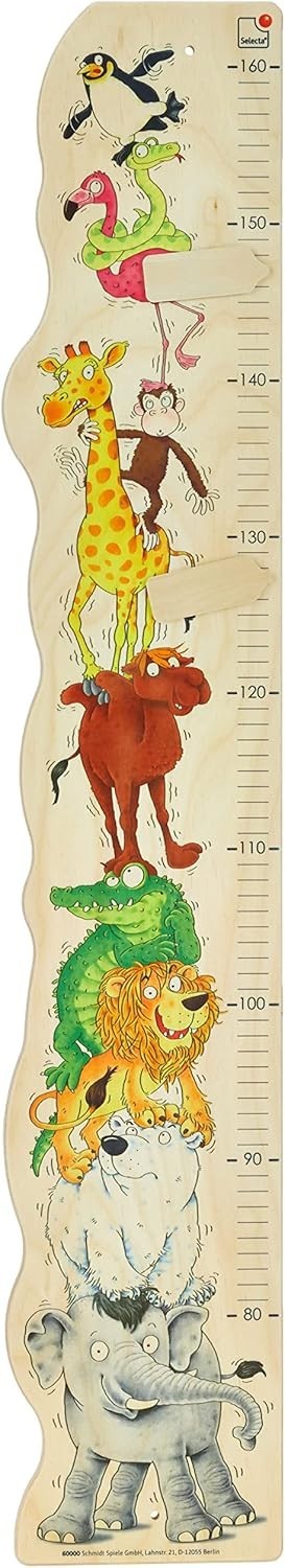 Selecta 60000 Zoorino-Messlatte, Holzmesslatte