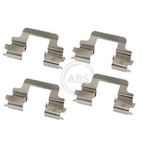 Zubehörsatz Bremsbeläge für VW Golf 6 5K1 Plus 5M1 Passat B7 362 | 957054