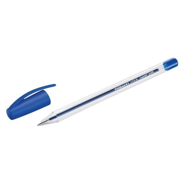 Pelikan Blu Penne, Penna A Sfera Stick Super Soft 50 Pezzi In Confezione Da Esposizione (50X) - Immagine 2