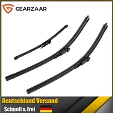 Scheibenwischer Komplett Setz Vorne + Hinten passt f�r BMW 1er E81 E87 3X Gummi