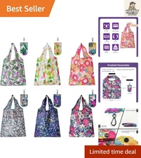 Multifunctional 6-Piece Reusable Shopping Bags - Perfect for All Occasions