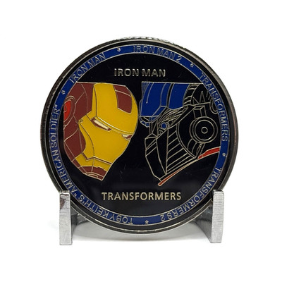 CHALLENGE COIN - C-17 Movie Stars Aircraft Featured in Iron Man & Transformers