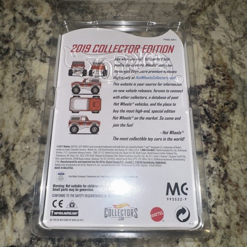 '67 FORD BRONCO Hot Wheels 2019 Collector Edition Exclusive - Picture 3 of 8