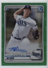 Nick Bitsko Bowman 2020 Green Refractor /99 Auto