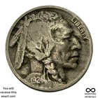 1924 D Buffalo nickel X-1602