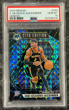 2024 PANINI MOSAIC SHAI GILGEOUS-ALEXANDER CITY EDITION GENESIS PRIZM SP PSA 10