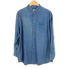 Brooks Brothers Mens XL Blue Gingham Sport Shirt Button Down All Cotton Casual