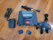 Nintendo 64 N64 Bundle With Expansion Pack - TESTED