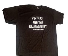 New Dixxon Flannel Co. Men  s Sausagefest Black T-Shirt 2XL