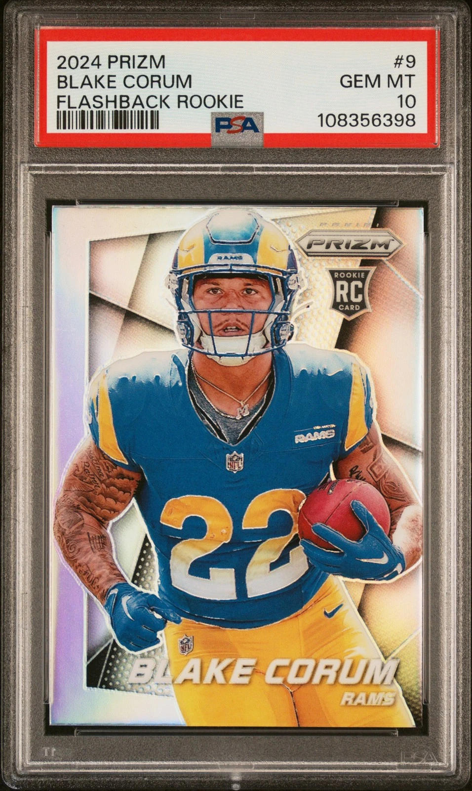 Blake Corum Panini Prizm Prizm Flashback Rookie #9 Base