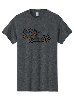 Stay-Humble Mens Graphic Tee, 100% Cotton, Casual Summer Wear