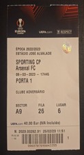 TICKET 22/3 EL Sporting Portugal v Arsenal