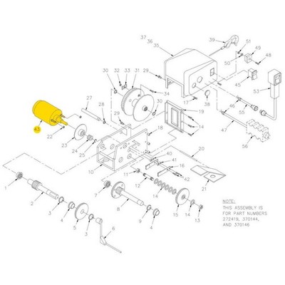 Auto Crane Motor 272184 Dutton Lainson 3215nhm003-1-00 Econoton