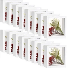 Ripeng 16 Pack Shadow Box Frame Display Case Picture Frame for Wedding Bouque...
