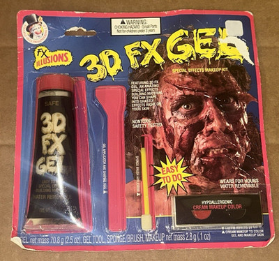 3D FX  Gel Illusions 3D Special Effects Make Up Kit Melting Man Monster Sealed