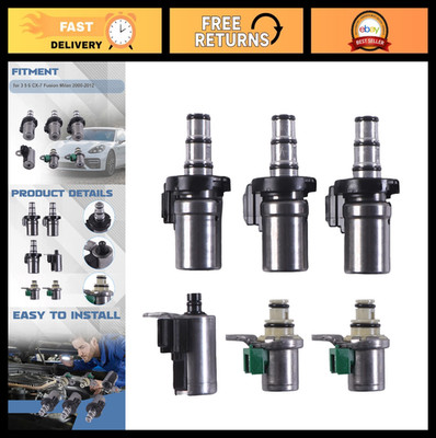 Transmission Solenoid Kit 4F27E - Compatible with CX-7, Fusion, Milan 2006-2009,