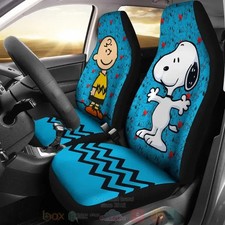 Snoopy Charlie Snoopy Aqua Blue Color Cartoon Car Seat Covers R246266 Snoopy Charlie Snoopy Aqua Blue Color Cartoon Car Seat Covers R246266
