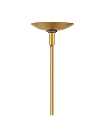 HINKLEY LIGHTING WARBY MEDIUM ORB LED PENDANT LIGHT 3744HB-WH 14" MCM HER-BRASS - Picture 4 of 10