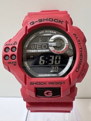 Casio G-Shock GDF-100-4JF Rot Twin Sensor Digitaluhr aus Japan
