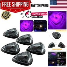 Car Roof Marker Lights 10 LED Smoked Purple-color Top Clearance Running Light...