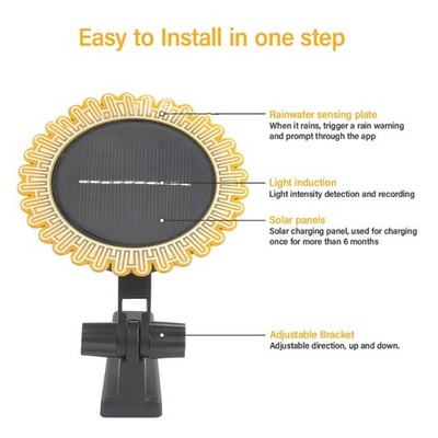 Für den Außenbereich Zuverlässig für Tuya Smart Wireless Wetterüberwachungs