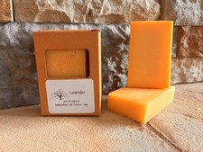 All natural handmade soap- lavender Scent-set of 6 bars