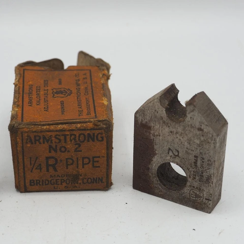 Armstrong Bros. Adjustable Dies for Pipe No.2 Size 1/4" - Image 3 of 4