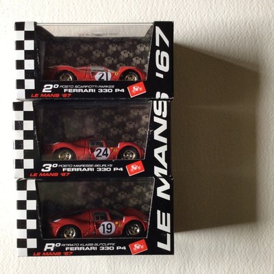Brumm 1/43  - S029 S030 S031 FERRARI 330 P4 COUPE  Le Mans 67 New (old stock)