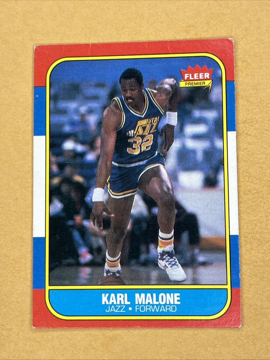Fleer Karl Malone Basketball 1986-87 Season Sports Trading Cards