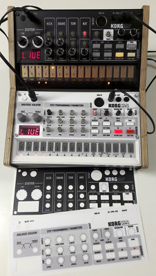 Korg Volca SKIN / COVER BUNDLE (sample & beats) ''MODULAR STYLE''