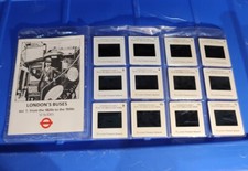 London Transport Museum 12 Slides London's buses underground route master photo 