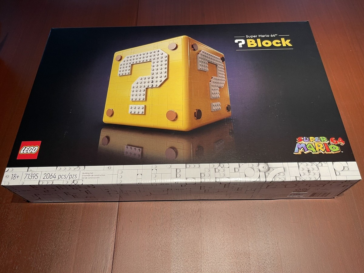 IN HAND LEGO 71395 Super Mario 64™ Question Mark Block (2064 pcs