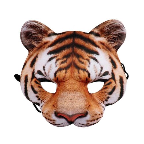 Accessory Half Face Mask Halloween Masks 3d Animal Mask Masquerade Masks - Picture 7 of 18