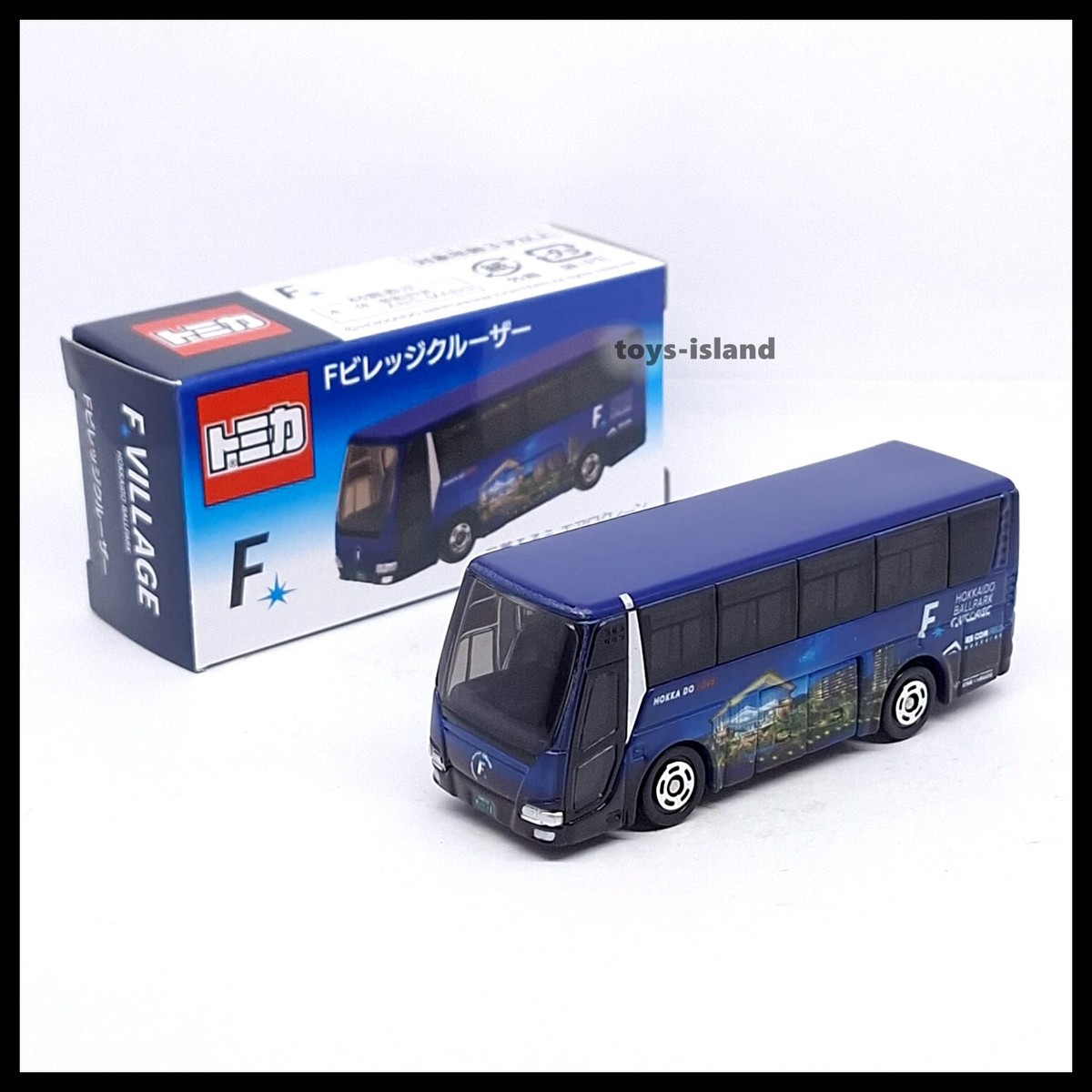 TOMICA F Village Hokkaido Ballpark Mitsubishi Fuso Aero Queen Bus