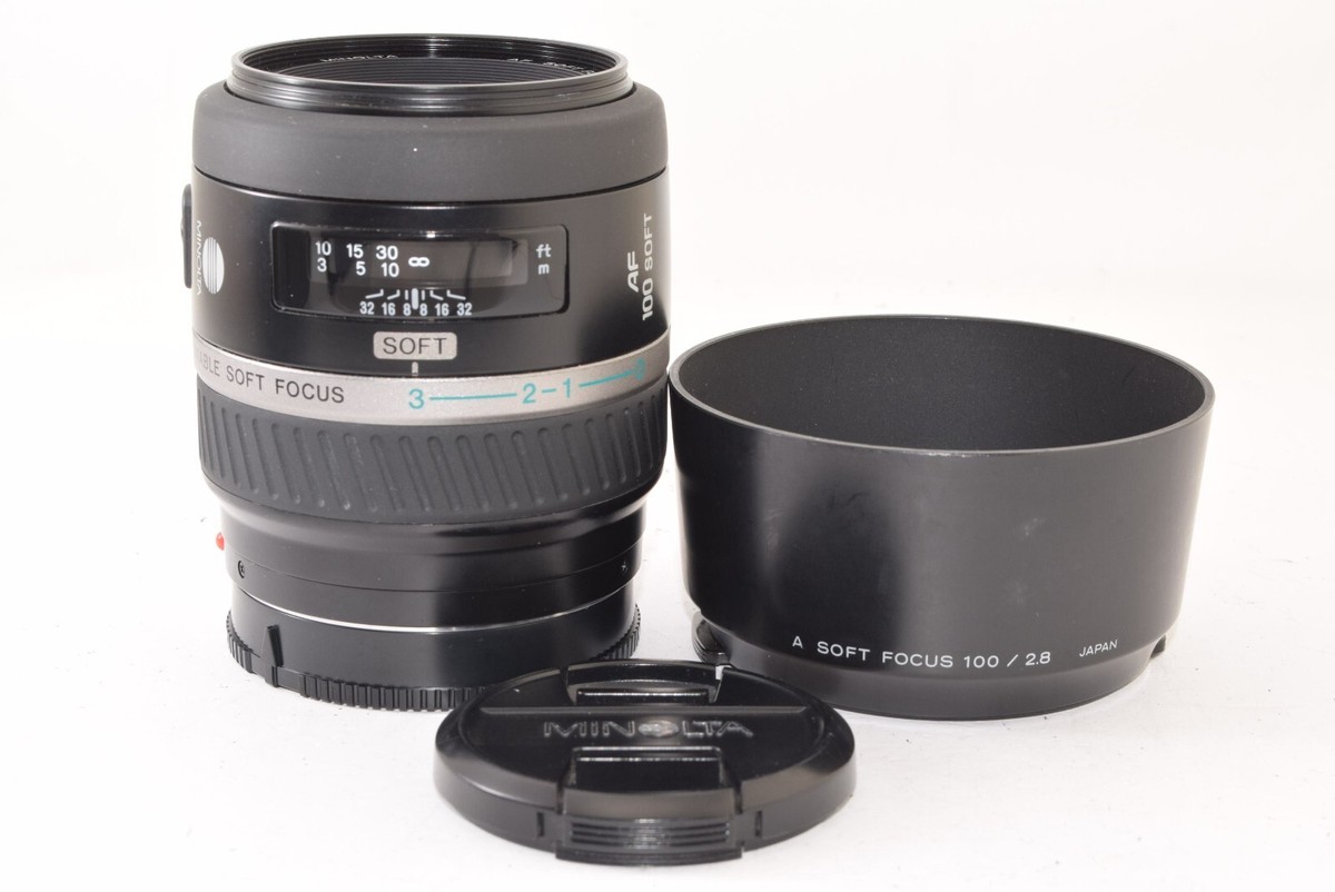 MINOLTA AF SOFT FOCUS 100mm F/2.8 Lens for A Mount Mint MINOLTA AF SOFT FOCUS 100mm F/2.8 Lens for A Mount Mint