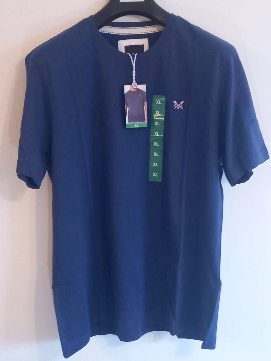 Chemise homme Crew Clothing manches courtes coton taille XL