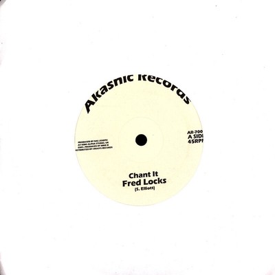 Fred Locks / King Alpha - Chant It / Dub Version (Vinyl 7'')