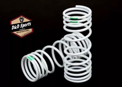 Traxxas 6862 - Springs Front (2) White In Color Progressive, -10% rate (Green)