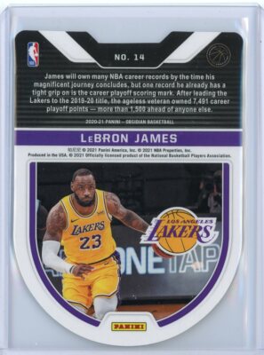 2020-21 Panini Obsidian Asia Tmall LEBRON JAMES Tunnel Vision 