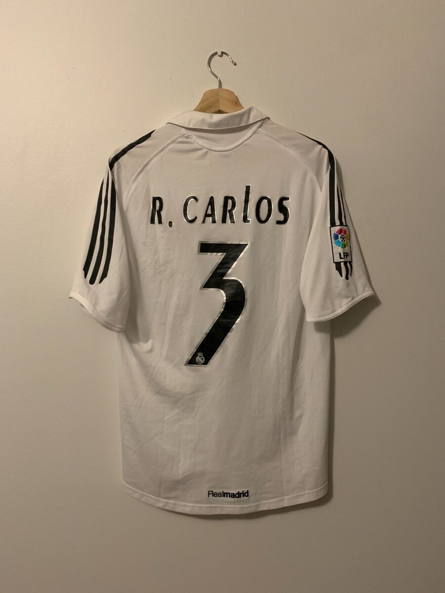 2005/06 Real Madrid Adidas Home Football Shirt #3 Roberto 2005/06 Real Madrid Adidas Home Football Shirt #3 Roberto
