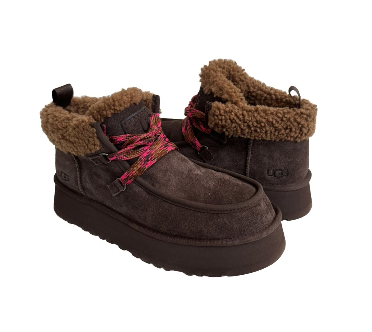UGG WOMEN FUNKARRA CABIN CUFF BURNT CEDAR PLATFORM SHOES US UGG WOMEN FUNKARRA CABIN CUFF BURNT CEDAR PLATFORM SHOES US