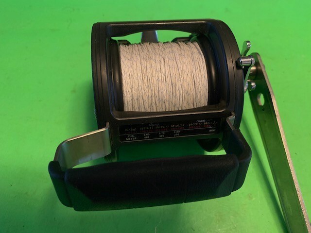 DAIWA SEALINE 610 6/0 "ROCKCOD SPECIAL" FISHING REEL WITH FULL SPOOL OF  DACRON