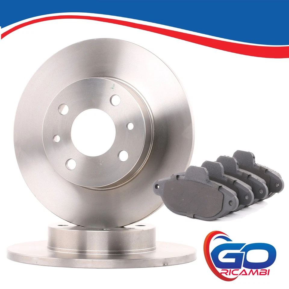 Kit Dischi e Pastiglie Pasticche Freni Anteriori Fiat Seicento 600 900 1100 1.1 - Immagine 4 di 4
