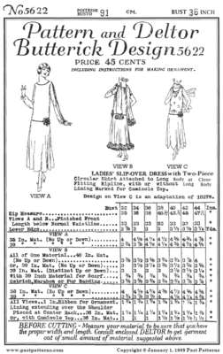 1920's evening gown dress patterns LADIES Retro 1920s EVENING GOWN PATTERN Size 4-6-8-10-12 SIMPLICITY 3619