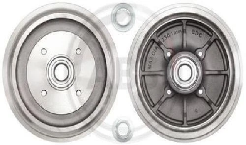 Original A.B.S. Bremstrommel 3439-SC für Citroën DS Peugeot - Bild 1 von 1