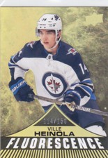 19/20 UD..VILLE HEINOLA..FLUORESCENCE GOLD../150..CARD # F-10..JETS