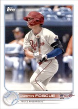 2022 Topps Pro Debut Justin Foscue - Frisco RoughRiders PD-27